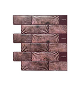 Rose Gold Peel and Stick Wall Tile | Kitchen Backsplash Tiles | Self Adhesive Tiles For Home Decor